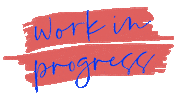 seek work in progress Sticker by Form&Seek