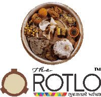 therotlo food gujarat gujarati vadodara Sticker