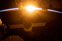 Thomas Pesquet Sunset GIF by European Space Agency - ESA