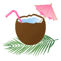 Summer Drink Sticker by LOAVIES