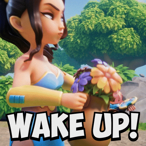 Wake Up Hello GIF by King Of Destiny