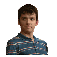 asa butterfield yes Sticker by NETFLIX