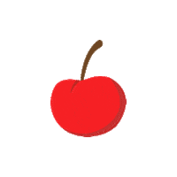 Cherry Sticker by WUNDERFOLKS
