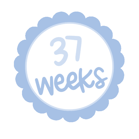 Baby Bump Sticker by Krissyanne Designs