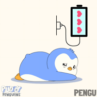 Tired Good Night GIF by Pudgy Penguins