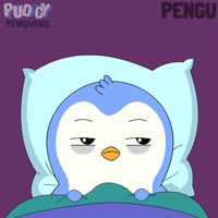 Tired Good Night GIF by Pudgy Penguins