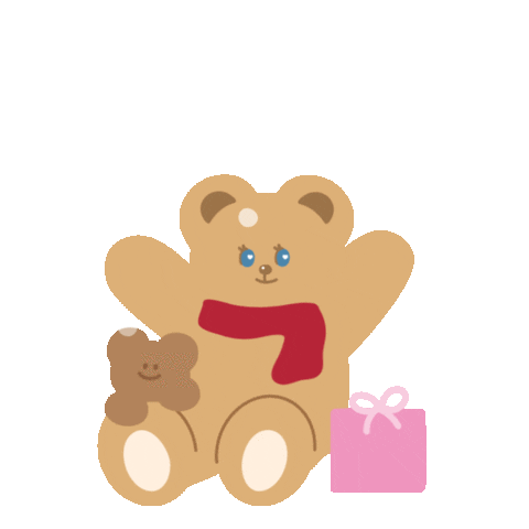 Happy Bear Sticker