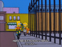 bart simpson bikes GIF
