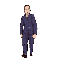 p4olodiego yakuza p4olodiego front walking Sticker