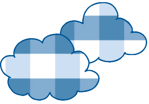 Open Sky Clouds Sticker by Bath & Body Works