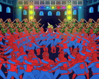 Moshing Spider-Man GIF by PERFECTL00P
