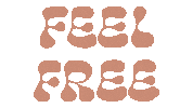 Feel Free Sticker by Lucy & Yak