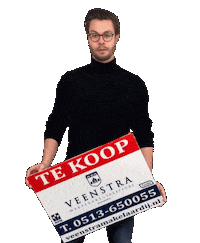 Te Koop Sticker by Veenstra Makelaardij