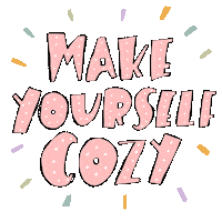 katievaz mental health cozy self care hygge Sticker