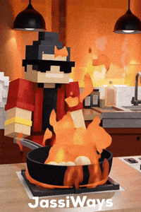 Shocked Fire GIF
