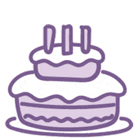 traeumeland birthday cake kuchen träumeland Sticker