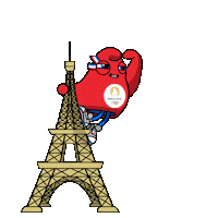Eiffel Tower Sport Sticker by Olympics