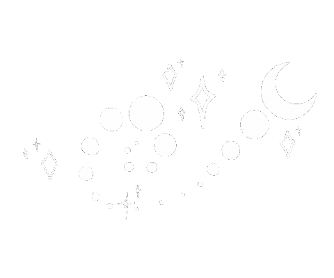 Moon And Stars Sticker