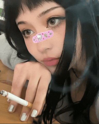 Tired Cute Girl GIF