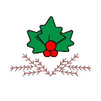 Christmas December Sticker