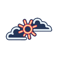 ChubbiesShorts sun neon weekend sky Sticker