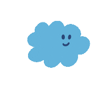Cloud Smile Sticker