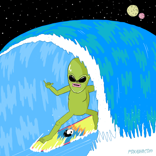 Space Fox GIF by Animation Domination High-Def