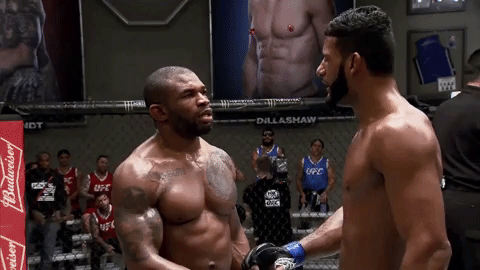 the ultimate fighter hug GIF