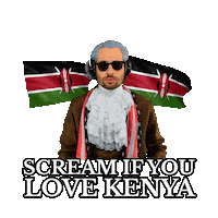 Kenya Flag Sticker