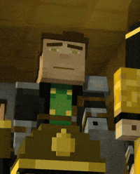 Happy Minecraft Story Mode GIF
