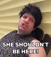 I Hate Her Get Out GIF by Jess Stempel