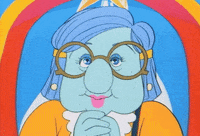 happy rainbow brite GIF