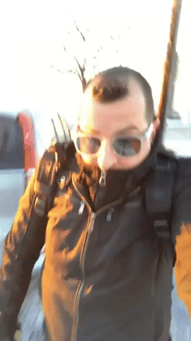 sunglasses freezing GIF