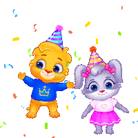 Happy Birthday Cake Sticker by Lucas and Friends by RV AppStudios