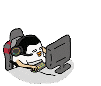 Computer 企鵝 Sticker