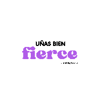 Nailedup purple nails fierce organic nails Sticker