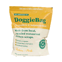theconsciouspet tcp doggie bag the conscious pet doggiebag Sticker