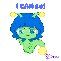 You Got This Lets Go Sticker by ShimmertheGlowworm