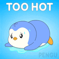 Summer Warning GIF by Pudgy Penguins
