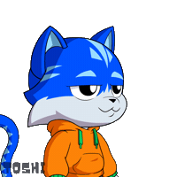 Cat Here You Go Sticker by Toshithecat