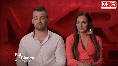 face pat GIF by My Kitchen Rules