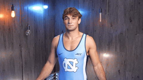 Wrestling Flex GIF by UNC Tar Heels