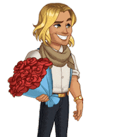 love you wink Sticker by MyTona