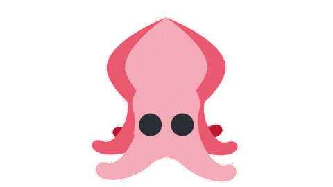 Squid Sticker by EmojiVid