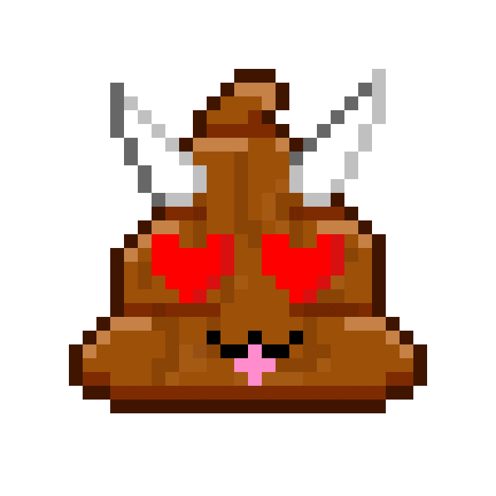 Shitting In Love Sticker by Poopies.io