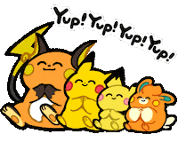 Nod Sticker by Pokémon