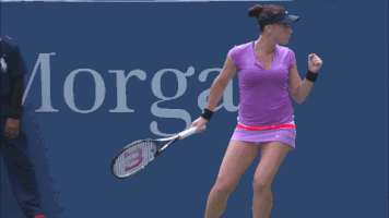 tennis fist pump GIF by US Open