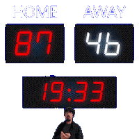 46 Away Sticker