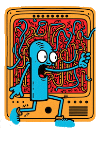 Illustration Coding Sticker by meityform