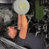 Working Out Bench Press GIF by Respective